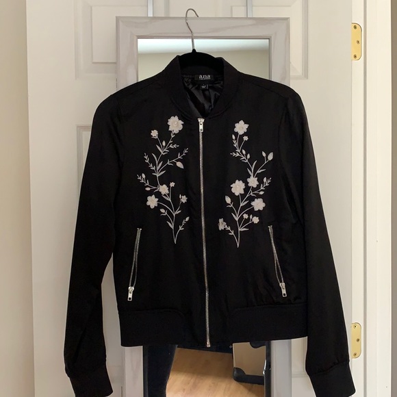 a.n.a Jackets & Blazers - Floral embroidered jacket